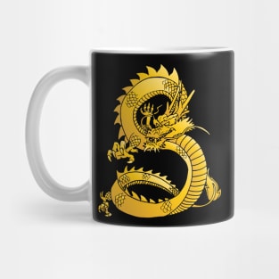 gold dragon Mug